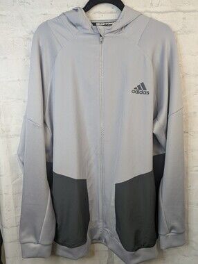 Adidas D4T Designed For Training Full-Zip Hoodie Jacket Grey Men's XL